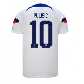 Förenta staterna Christian Pulisic #10 Hemmatröja VM 2022 Kortärmad